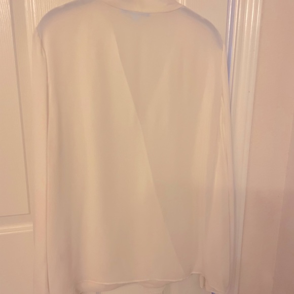 Antonio Melani white dress blouse size Large - Picture 2 of 5